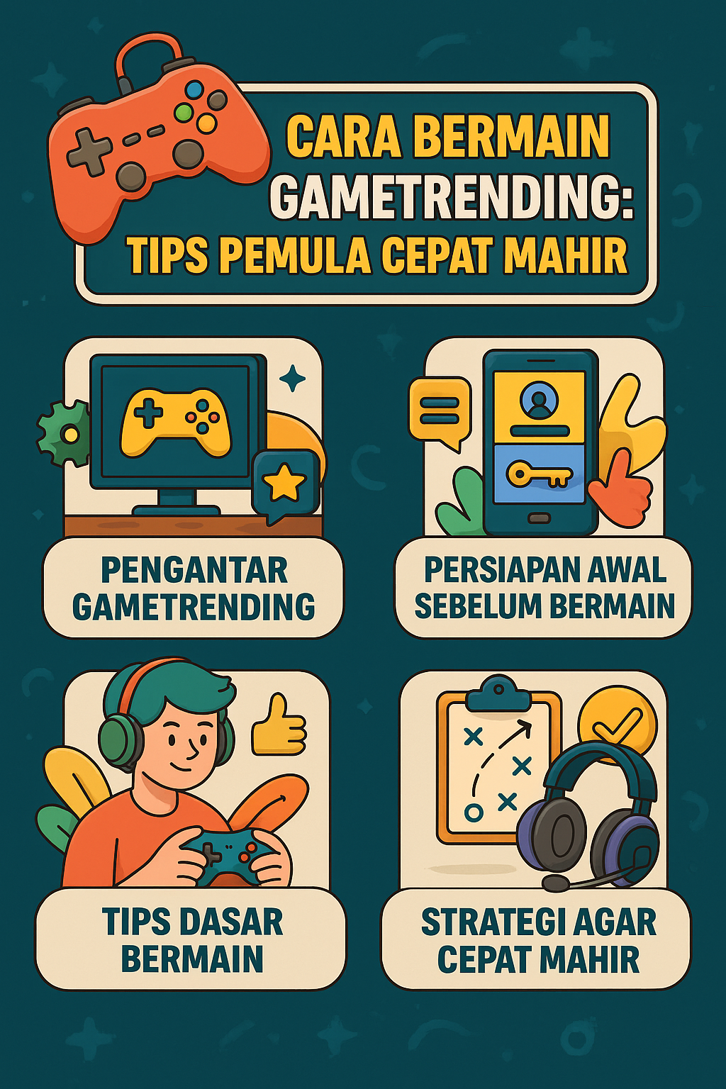 Cara Bermain Gametrending: Tips Pemula Cepat Mahir